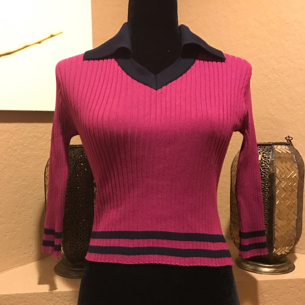 Hello Miss Ribbed Fitted Top